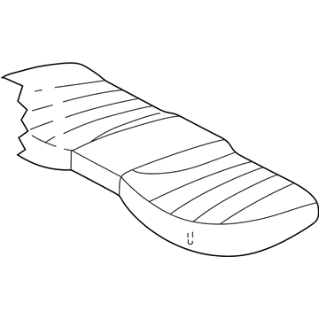 Infiniti 88320-AR603 Trim Assembly-Rear Seat Cushion