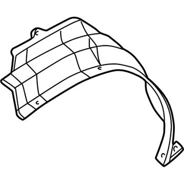 Infiniti QX4 Wheelhouse - 63842-0W000
