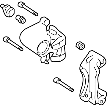 Infiniti 44001-AR00B CALIPER Assembly-Rear RH,W/O Pads Or SHIMS