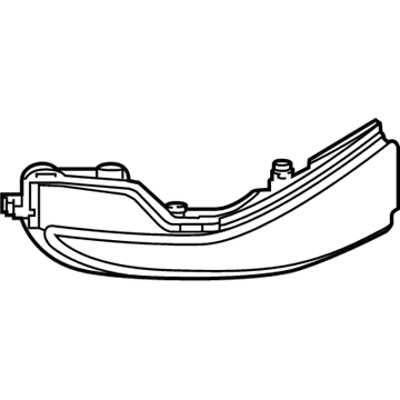 Infiniti 26160-4GA0A Turn Signal Lamp Assy-Side,RH