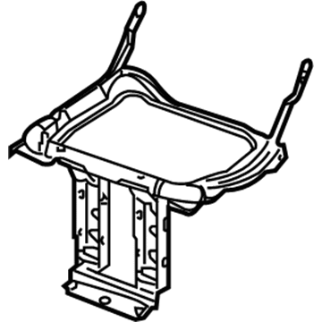 Infiniti 89301-ZC30A Frame Assembly-3RD Seat Cushion