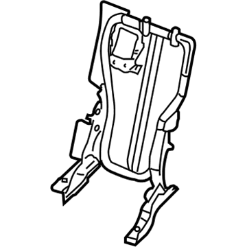 Infiniti 89601-ZQ30A Frame Assembly-3RD Seat Back RH