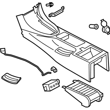 Infiniti Q40 Center Console Base - 96910-3WJ7A