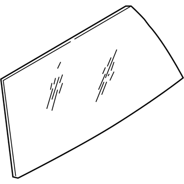 Infiniti 90312-1W200 Glass-Back Door Window