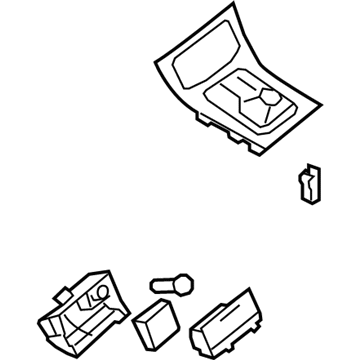 Infiniti 96941-1BA2C FINISHER-Console Indicator
