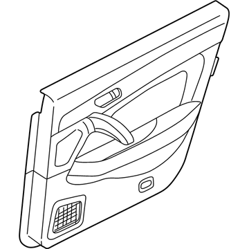 Infiniti 82900-AR200 Finisher Assy-Rear Door,RH