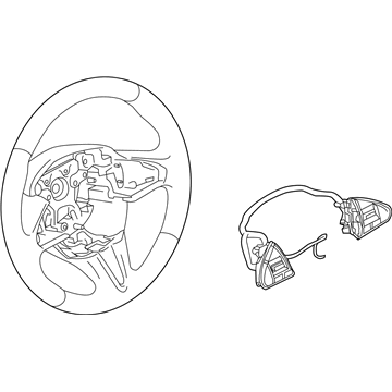 Infiniti Q60 Steering Wheel - 48430-6HH0C