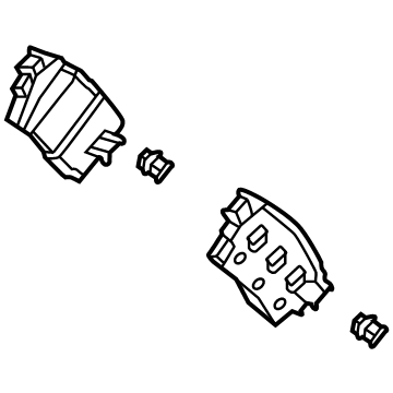 Infiniti D4060-6TA0A Pad Kit-Disc Brake,Rear