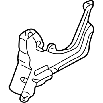 Infiniti 27125-AR200 Duct Assembly-Foot