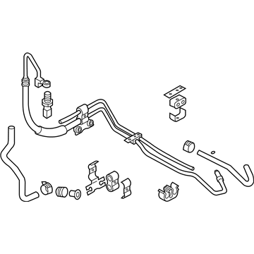 Infiniti 49710-AM81A Hose & Tube Set-Power Steering