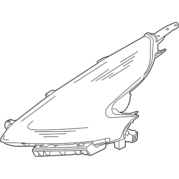 Infiniti 26076-6GA2A Housing-Head Lamp,LH
