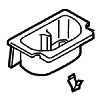 Infiniti 969A1-CD00A Holder Assy-Cup 969A1-CD00A Infiniti Holder Assy-Cup Illustration 1 of 1