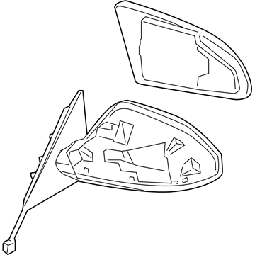 Infiniti K6302-CL21B Mirror Assy-Outside,LH