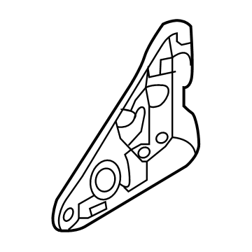 Infiniti 96359-5DA0A Packing-Door Mirror,LH