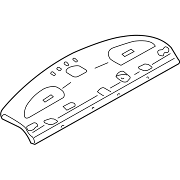 Infiniti 79910-8J101 Finisher-Rear Parcel Shelf