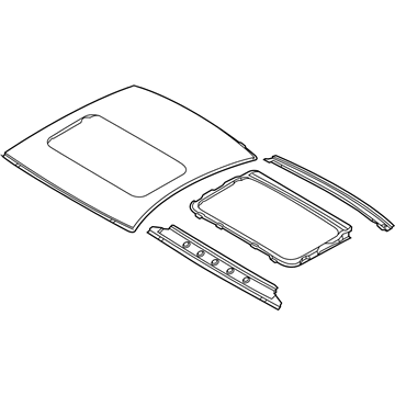 Infiniti G3100-JL0BB Panel-Roof