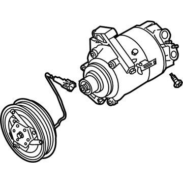 92600-AC00B Infiniti Compressor - Cooler Illustration 1 of 1