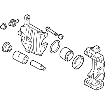 Infiniti QX70 Brake Caliper - 41011-EJ20A