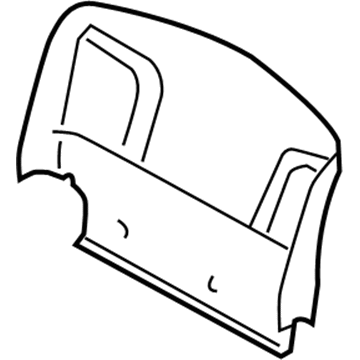 Infiniti 87680-CG000 Garnish Assy-Front Seat Back