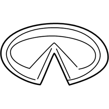 Infiniti QX4 Emblem - 90891-1W310