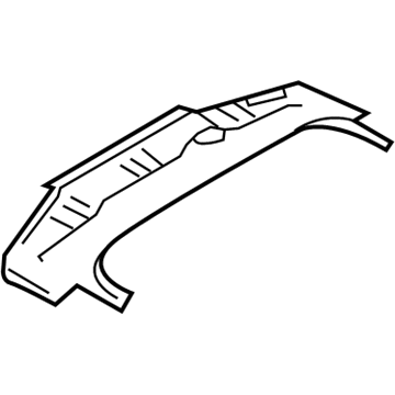 Infiniti 84910-JK00A Finisher Assy-Trunk,Front