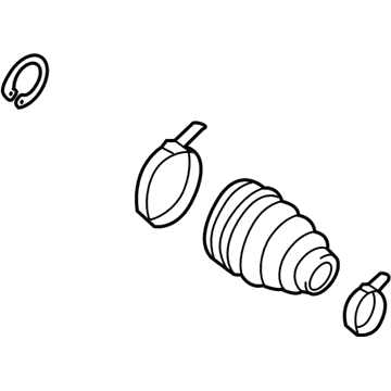 Infiniti 39241-EA000 Repair Kit-Dust Boot,Outer