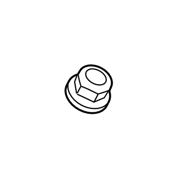 Infiniti 01225-A6021 Nut-Cap