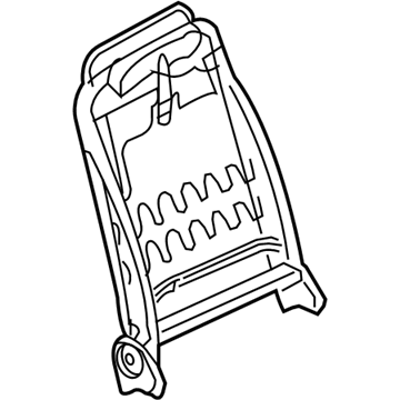 Infiniti 87601-1BC3A Frame Assembly-Front Seat Back