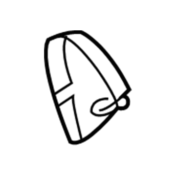 Infiniti 87331-1BA0D Finisher-Cushion,Front Seat Inner RH