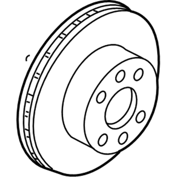 Infiniti D0206-55F0CNW Rotor Disc Brake Front
