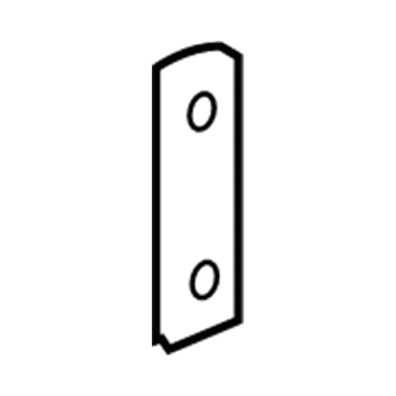 Infiniti 85224-1BA0A Bracket-Rear Bumper Side,RH