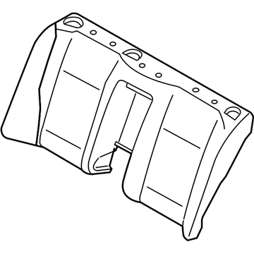 Infiniti 88600-EH40E Back Re Seat C