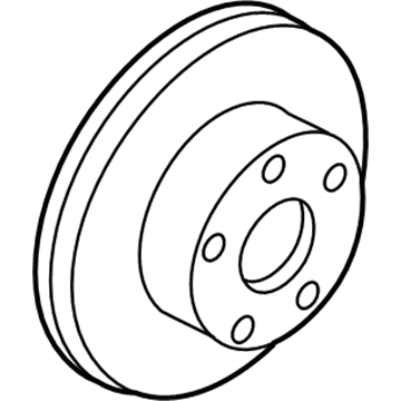 Infiniti D0206-ZA500 Rotor Disc Brake Front