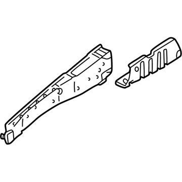 Infiniti 64110-0W000 Hoodledge-Upper,RH