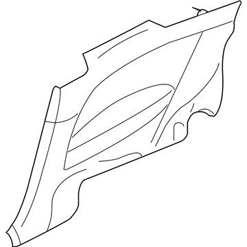 Infiniti 76909-1NG3E FINSHR Re Sid R