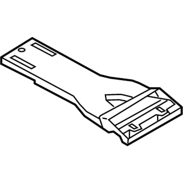 Infiniti 27833-1LA0A Duct-Heater Floor Rear LH