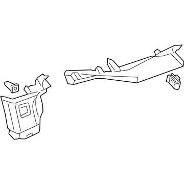 Infiniti 76933-CG000 GARNISH - Rear Pillar, Upper LH