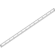 Infiniti 80838-6SA1A Seal-Front Door Parting,RH