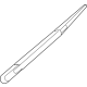 Infiniti 28780-6SA0A Arm Assembly-Rear Window WIPER