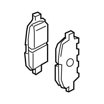 2025 Infiniti QX55 Brake Pad Set - D4060-5VG0A