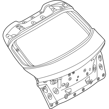 Infiniti K0100-5VGMA Back Door K0100-5VGMA Infiniti Back Door Illustration 1 of 1