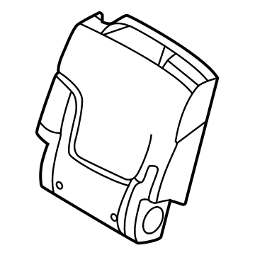 88670-7JA1A Infiniti Rear Seat Back Cover Left Hand Illustration 1 of 1