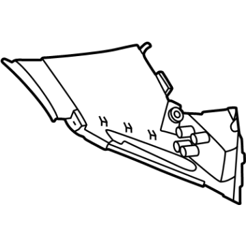 78116-7JA9A Infiniti EXTENSION-REAR FENDER,RH Illustration 1 of 1