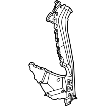 77600-7JA0A Infiniti PILLAR ASSY-BACK,RH Illustration 1 of 1