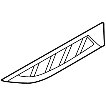 63824-7JA0A Infiniti DUCT-FRONT FENDER,RH Illustration 1 of 1