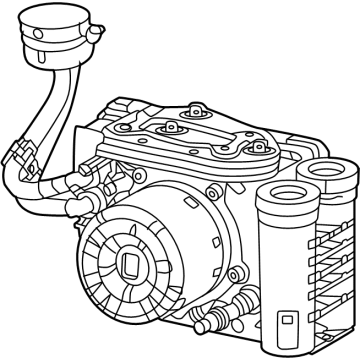 Infiniti 53400-7JD1A COMPRESSOR ASSY-AIR 53400-7JD1A Infiniti COMPRESSOR ASSY-AIR Illustration 1 of 1