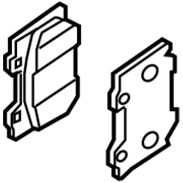 Infiniti Q60 Brake Pad Set - D4M60-JL00A