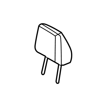86430-6SA0A Infiniti HEAD REST ASSY-REAR SEAT Illustration 1 of 1