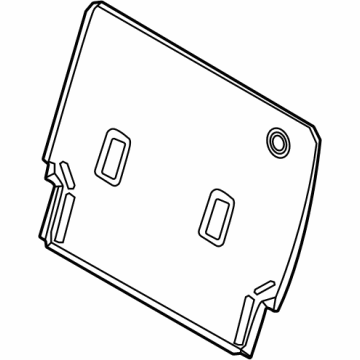 88766-6TA1A Infiniti BOARD ASSY-2ND SET BACK Illustration 1 of 1