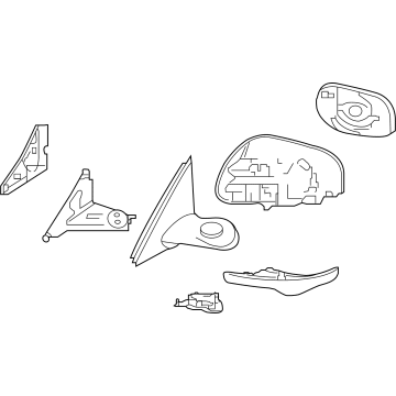 2025 Infiniti QX55 Car Mirror - 96302-5VG6A